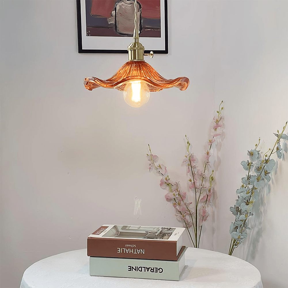 Hibiscus Glazen Hanglamp