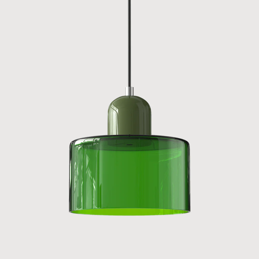 Retro Glazen Hanglamp