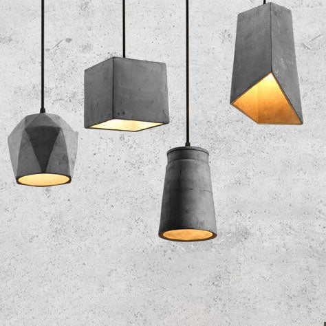 Industriële Cement Hanglamp
