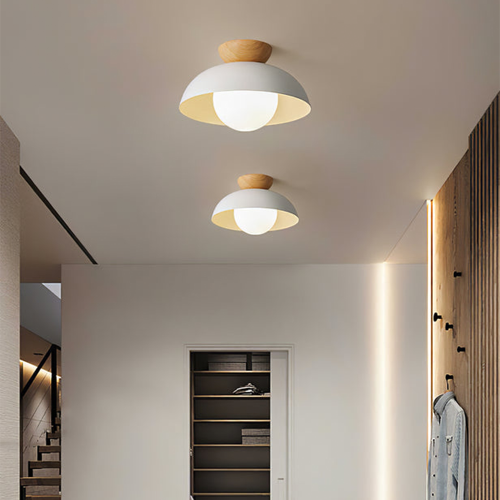 Moderne minimalistische semi-flush plafondlamp