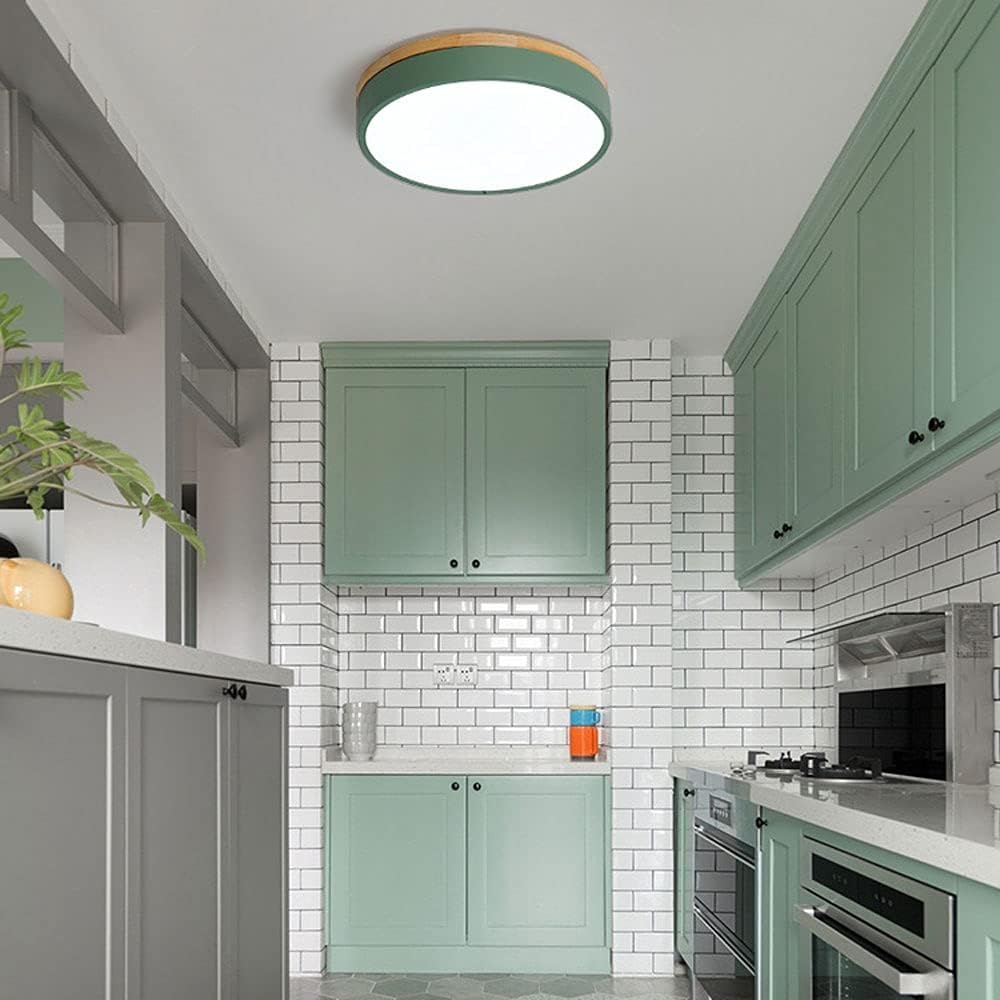 Houten Ronde LED Plafondlamp