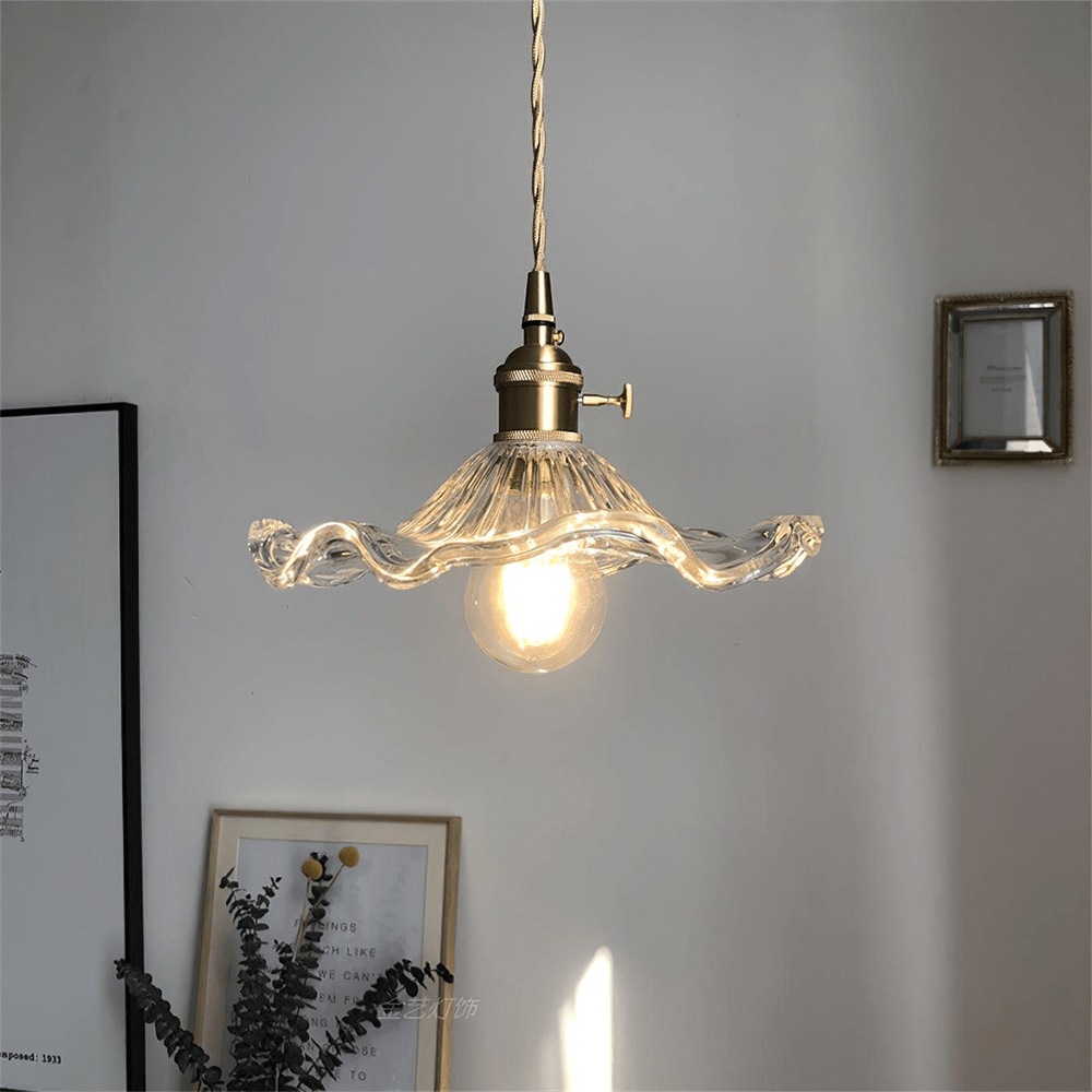 Hibiscus Glazen Hanglamp