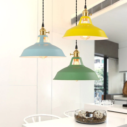 Retro pastel hanglamp