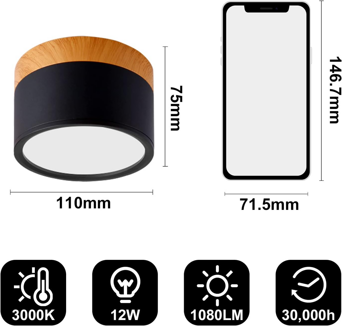 Moderne minimalistische LED spot