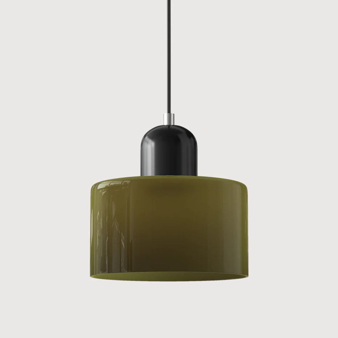Retro Glazen Hanglamp