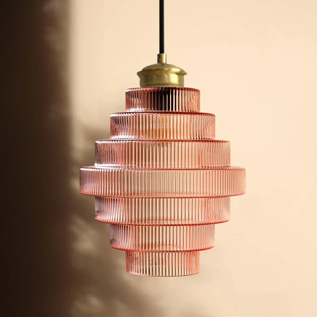 Golvende Glazen Hanglamp