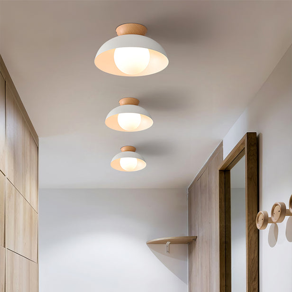 Moderne minimalistische semi-flush plafondlamp