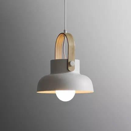 Kleurrijke Moderne Hanglamp Metaal En Hout