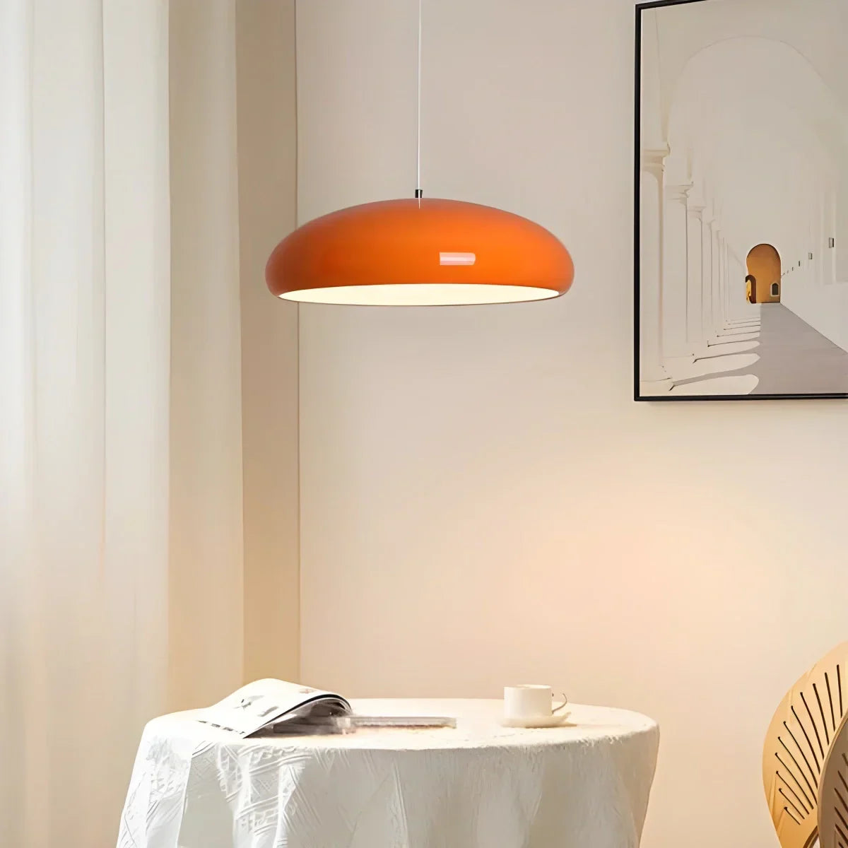 Moderne LED hanglamp met 3 lichtkleuren