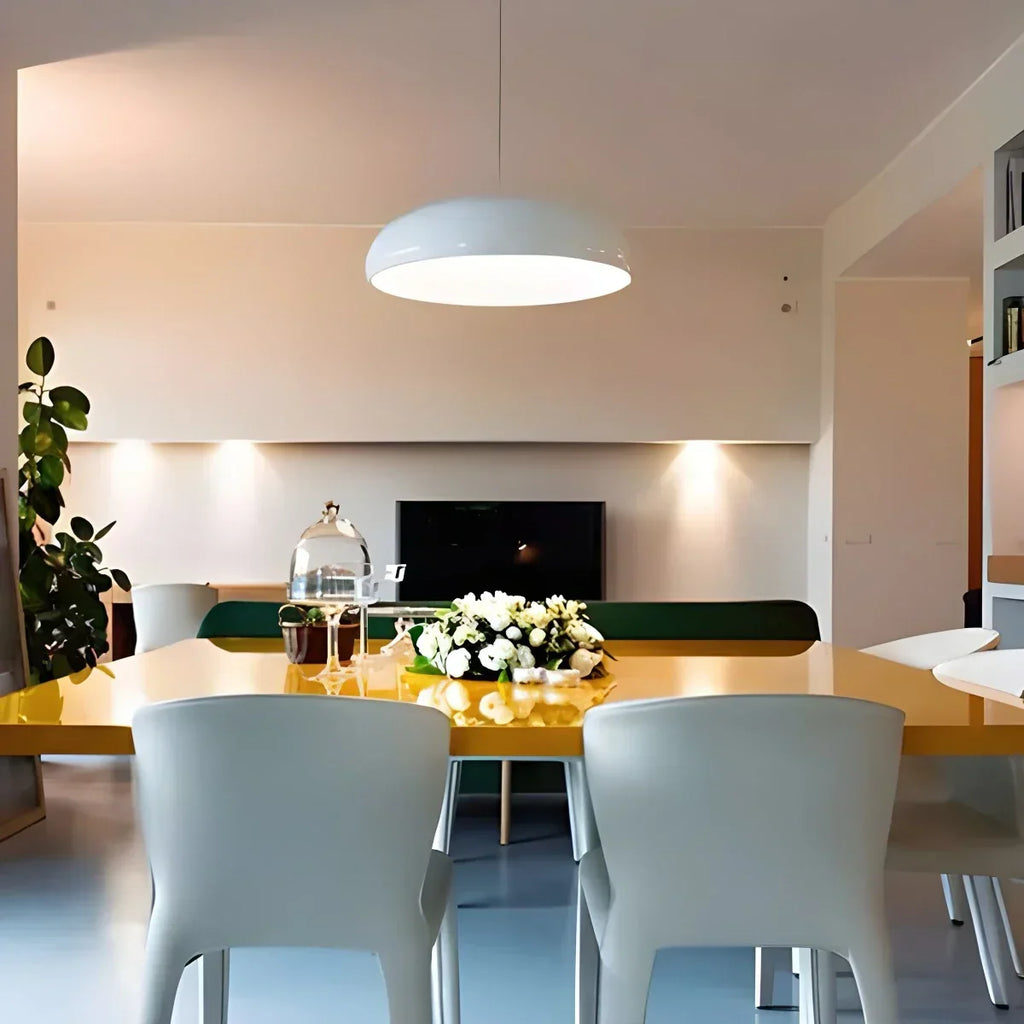 Moderne LED hanglamp met 3 lichtkleuren