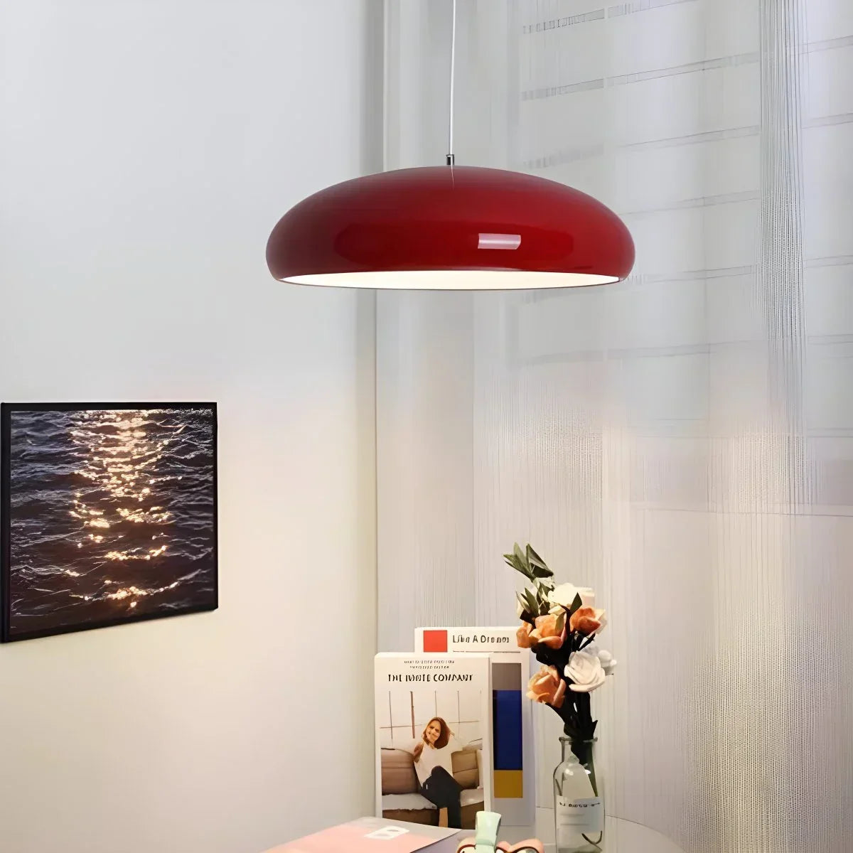 Moderne LED hanglamp met 3 lichtkleuren
