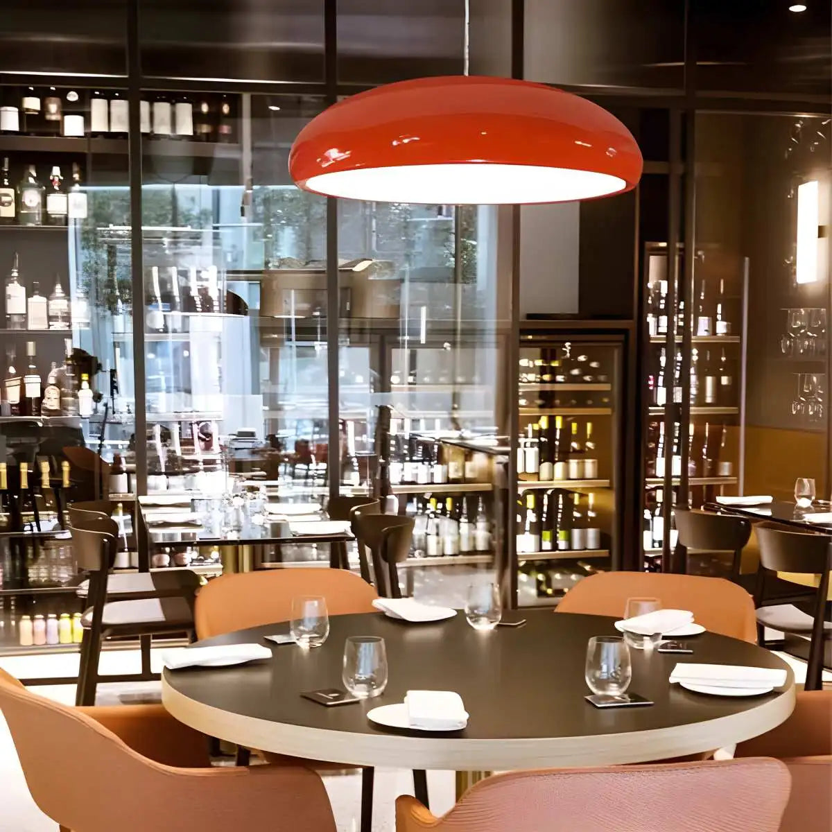 Moderne LED hanglamp met 3 lichtkleuren