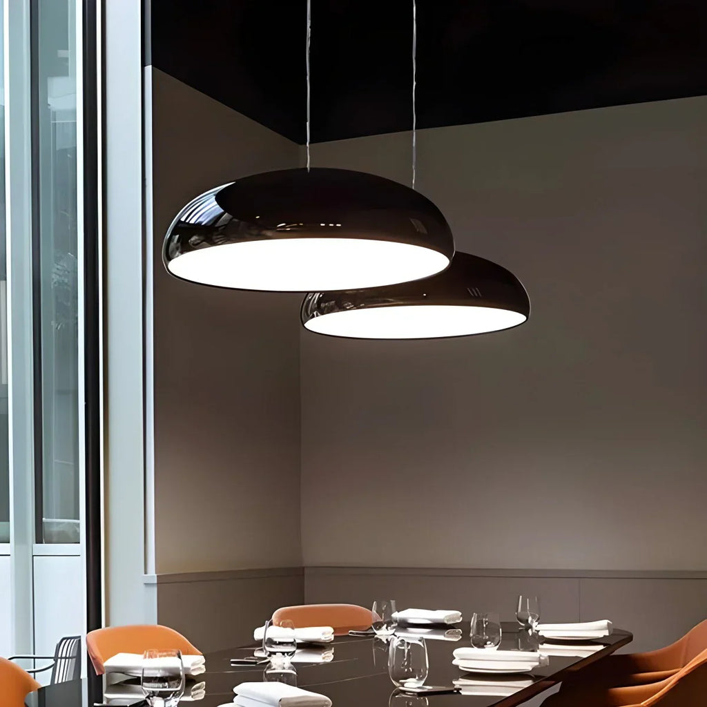 Moderne LED hanglamp met 3 lichtkleuren