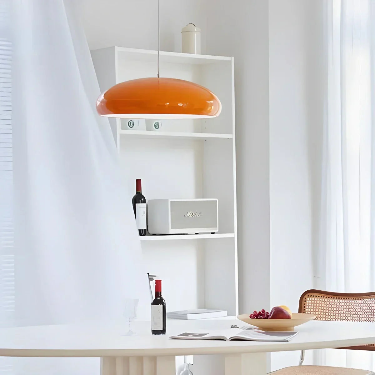 Moderne LED hanglamp met 3 lichtkleuren
