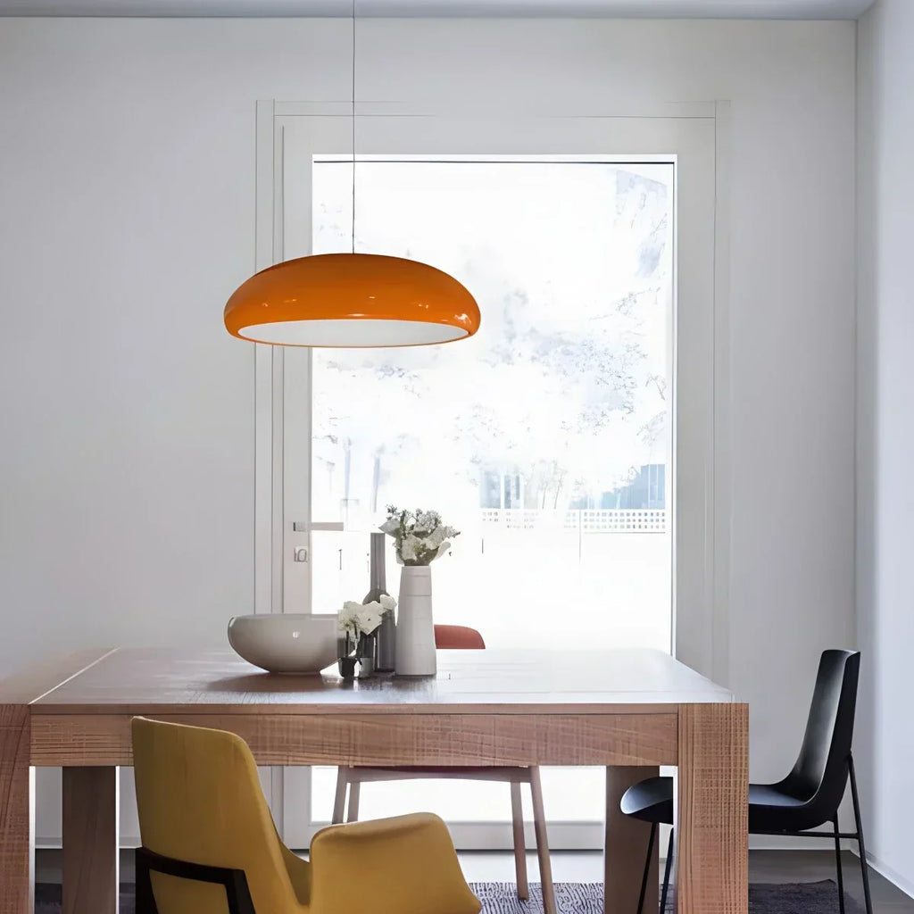 Moderne LED hanglamp met 3 lichtkleuren