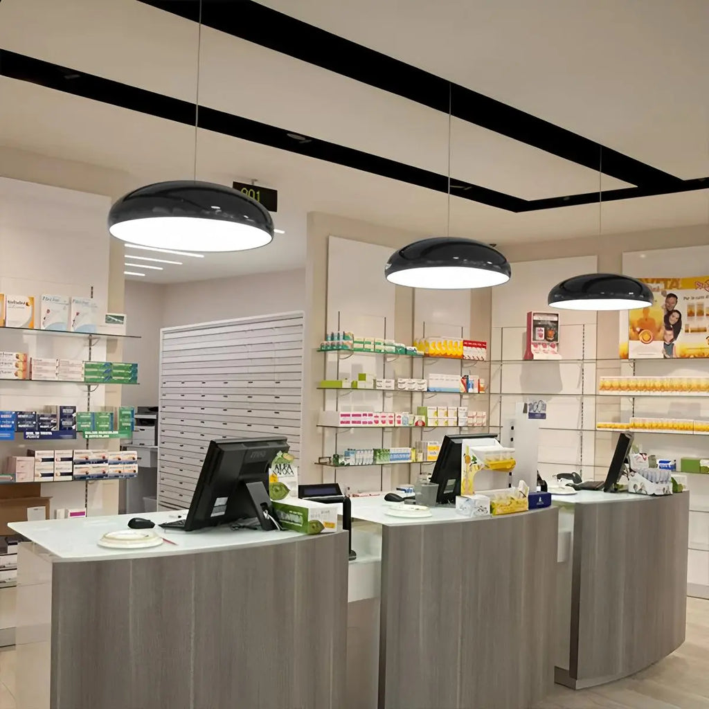 Moderne LED hanglamp met 3 lichtkleuren