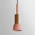 Scandinavische houten hanglamp