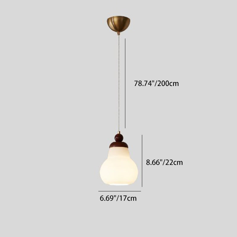 Minimalistische Walnoot Hanglamp