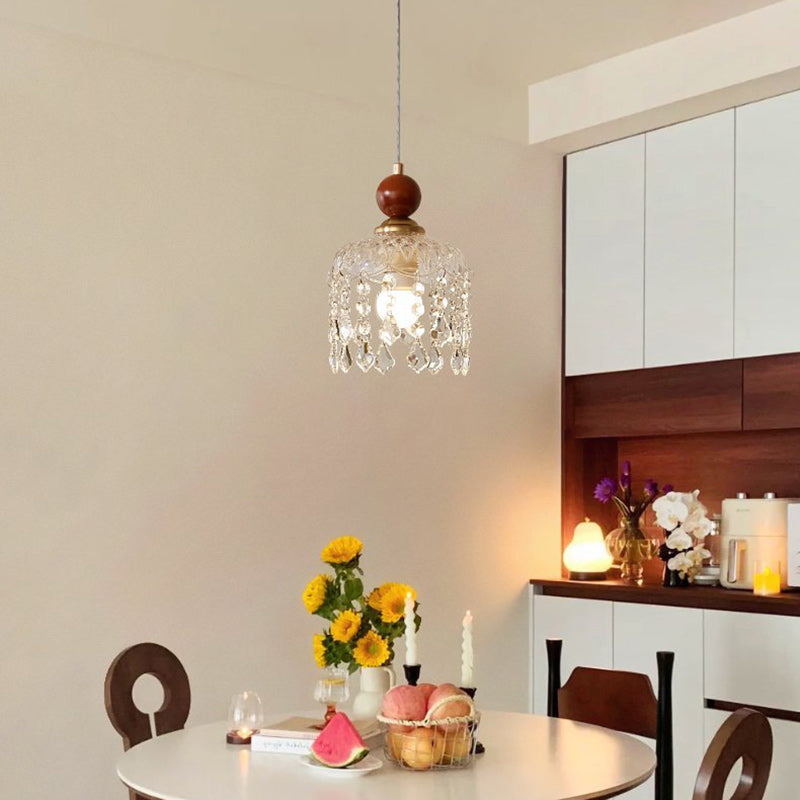 Minimalistische Walnoot Hanglamp