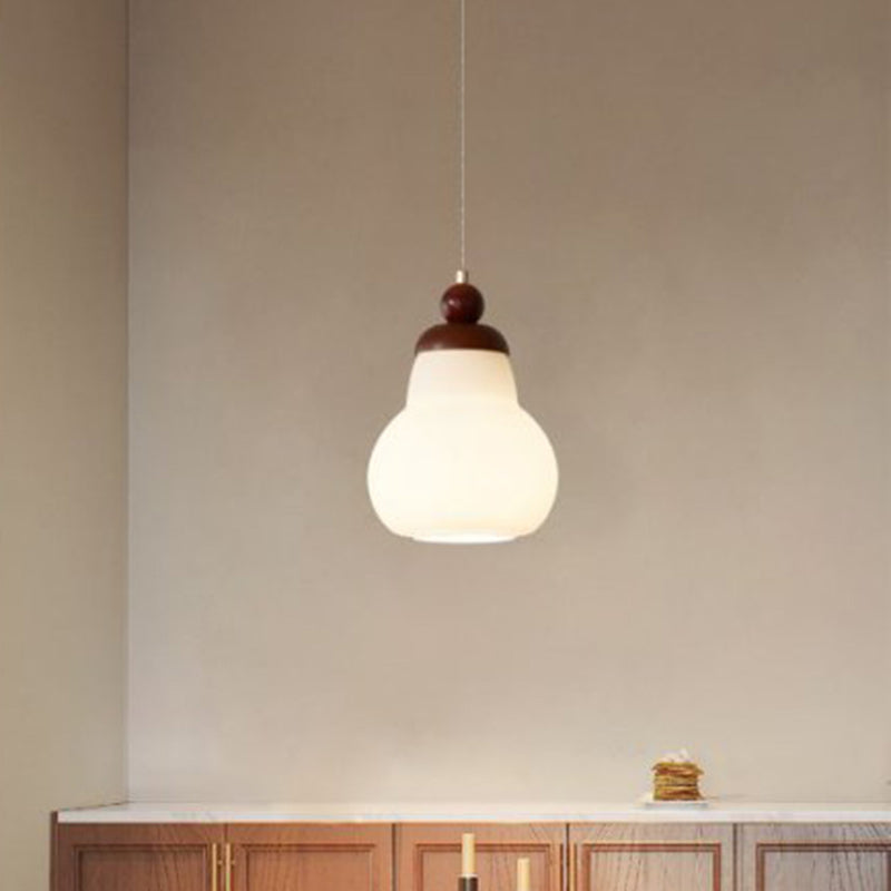 Minimalistische Walnoot Hanglamp