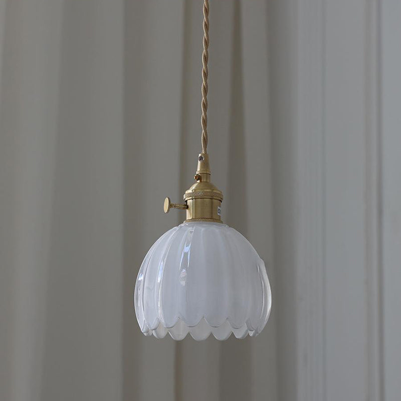 Scandinavische glazen hanglamp