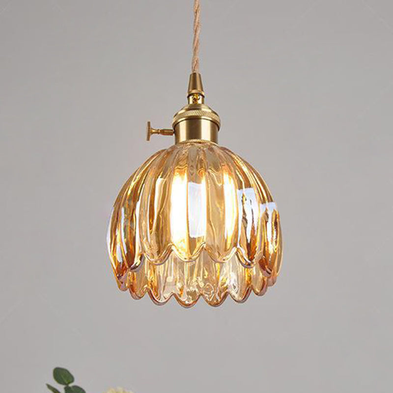 Scandinavische glazen hanglamp
