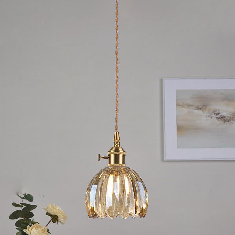 Scandinavische glazen hanglamp