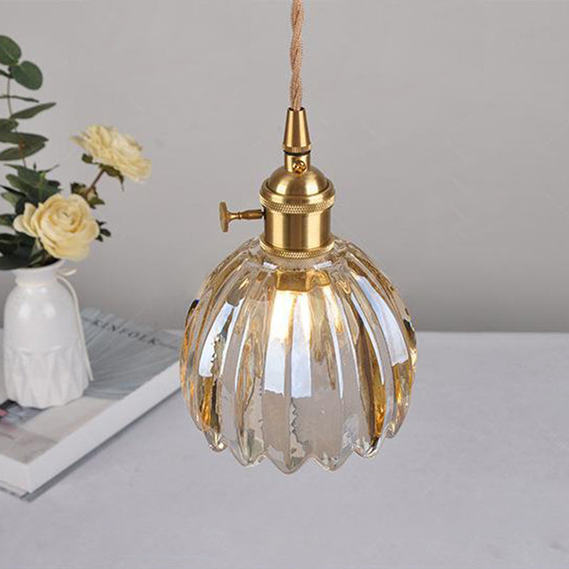 Scandinavische glazen hanglamp
