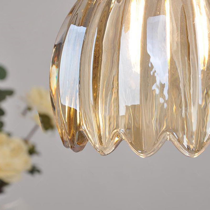 Scandinavische glazen hanglamp