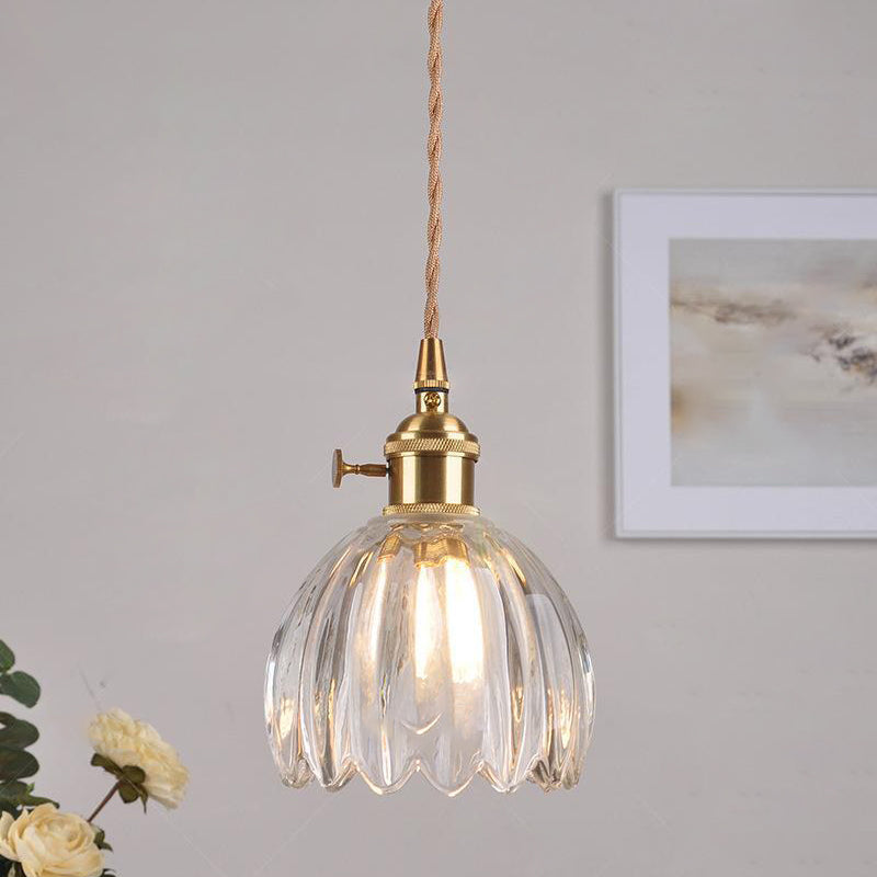 Scandinavische glazen hanglamp