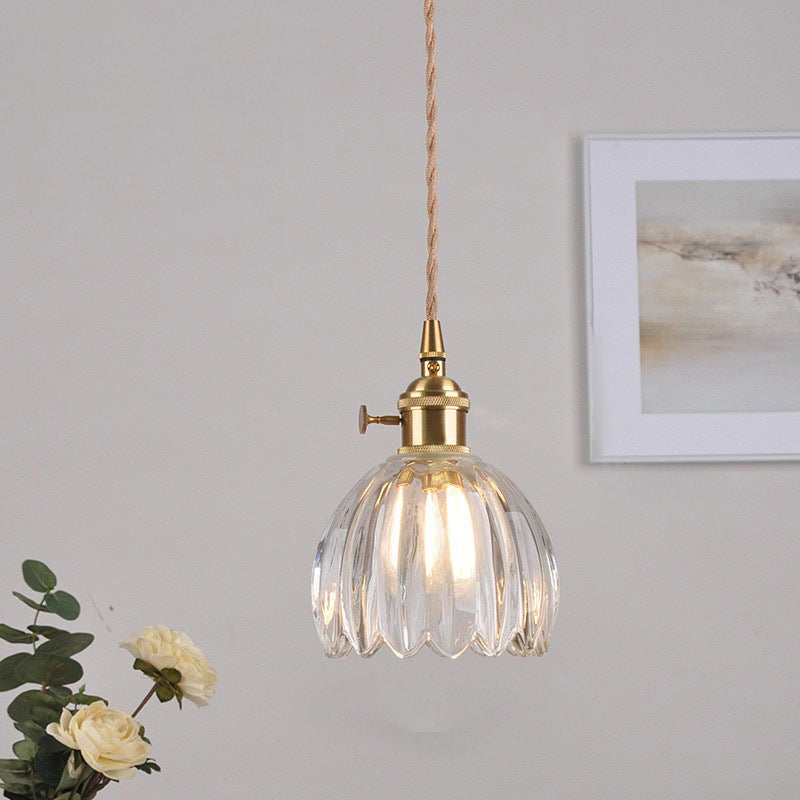 Scandinavische glazen hanglamp