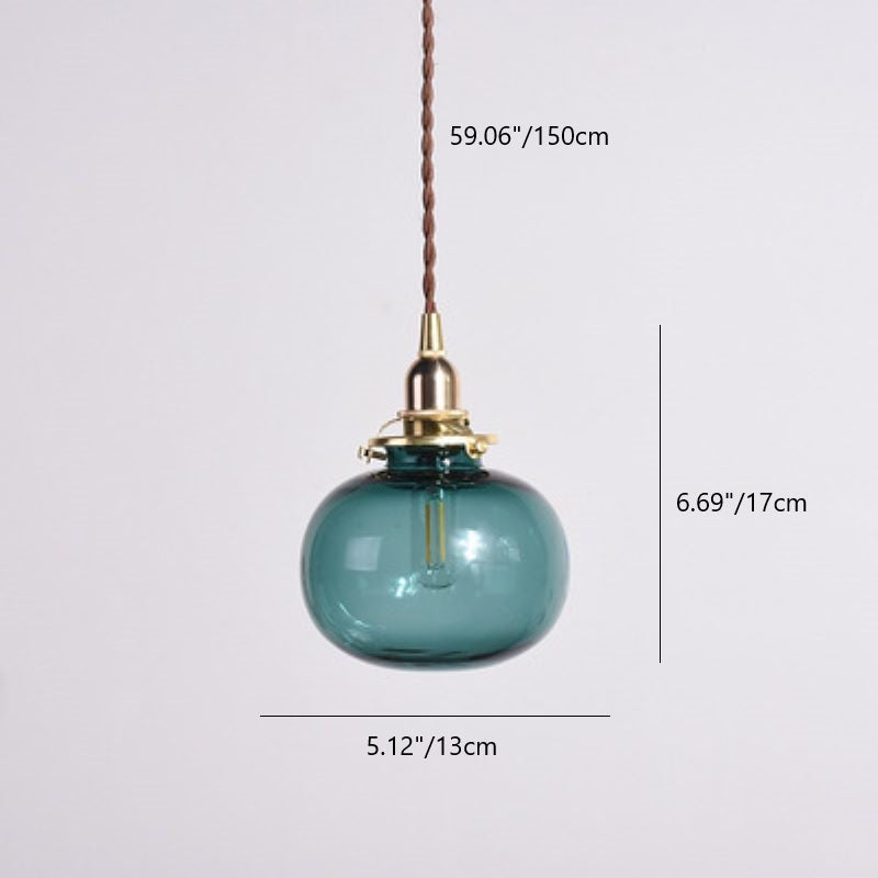 Vintage Koperen Hanglamp