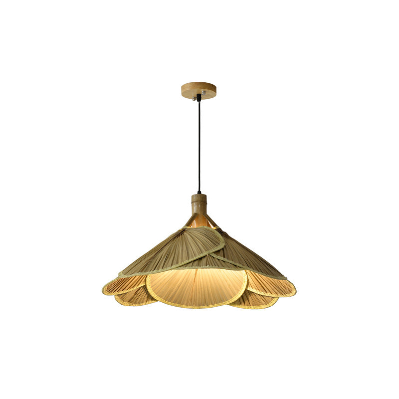 Rustieke Bamboe Houten Hanglamp