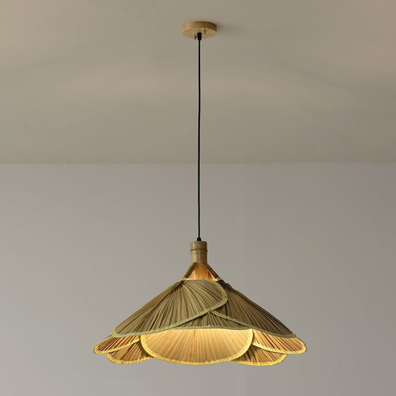Rustieke Bamboe Houten Hanglamp