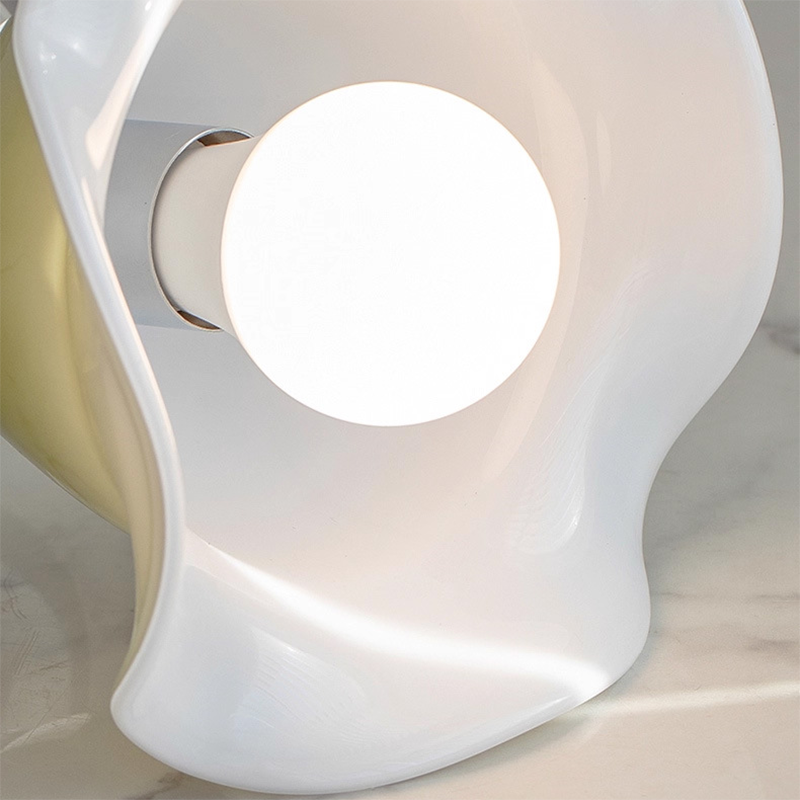 Semi-Flush Plafondlamp met Groene Glazen Kap