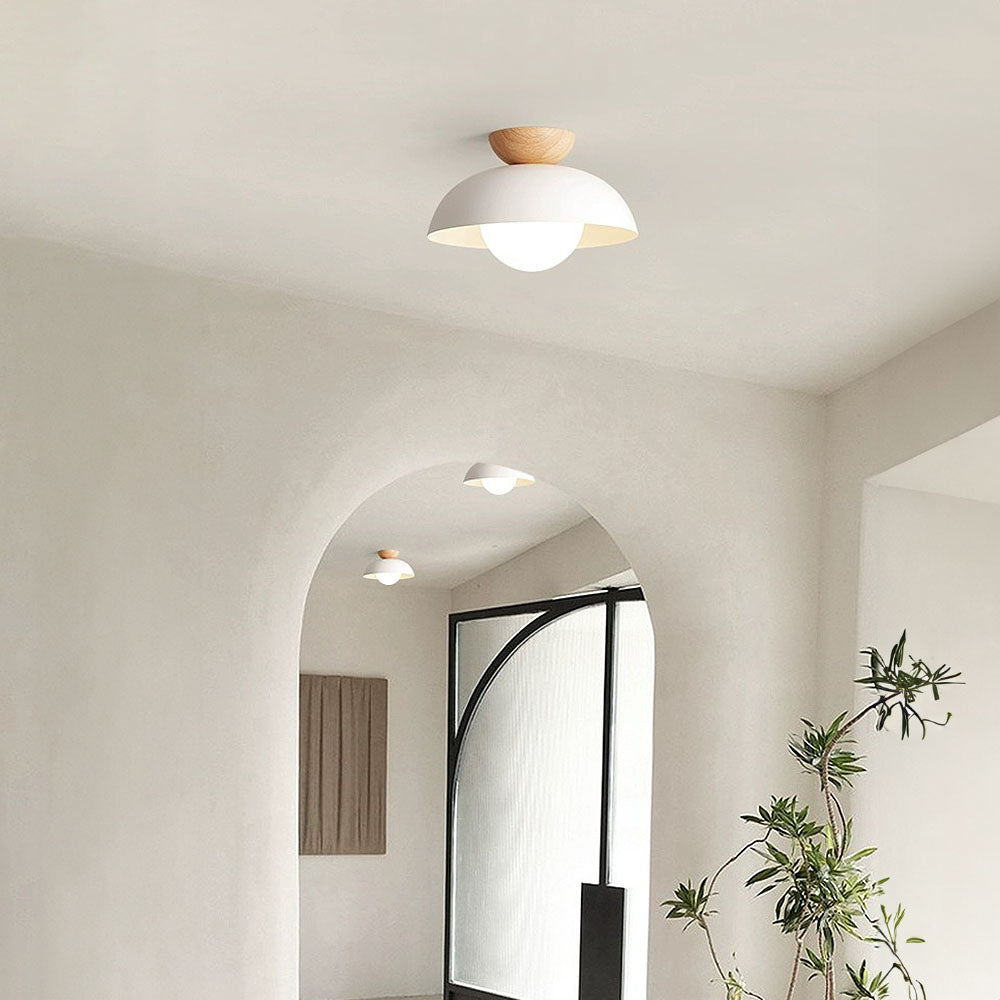 Moderne minimalistische semi-flush plafondlamp