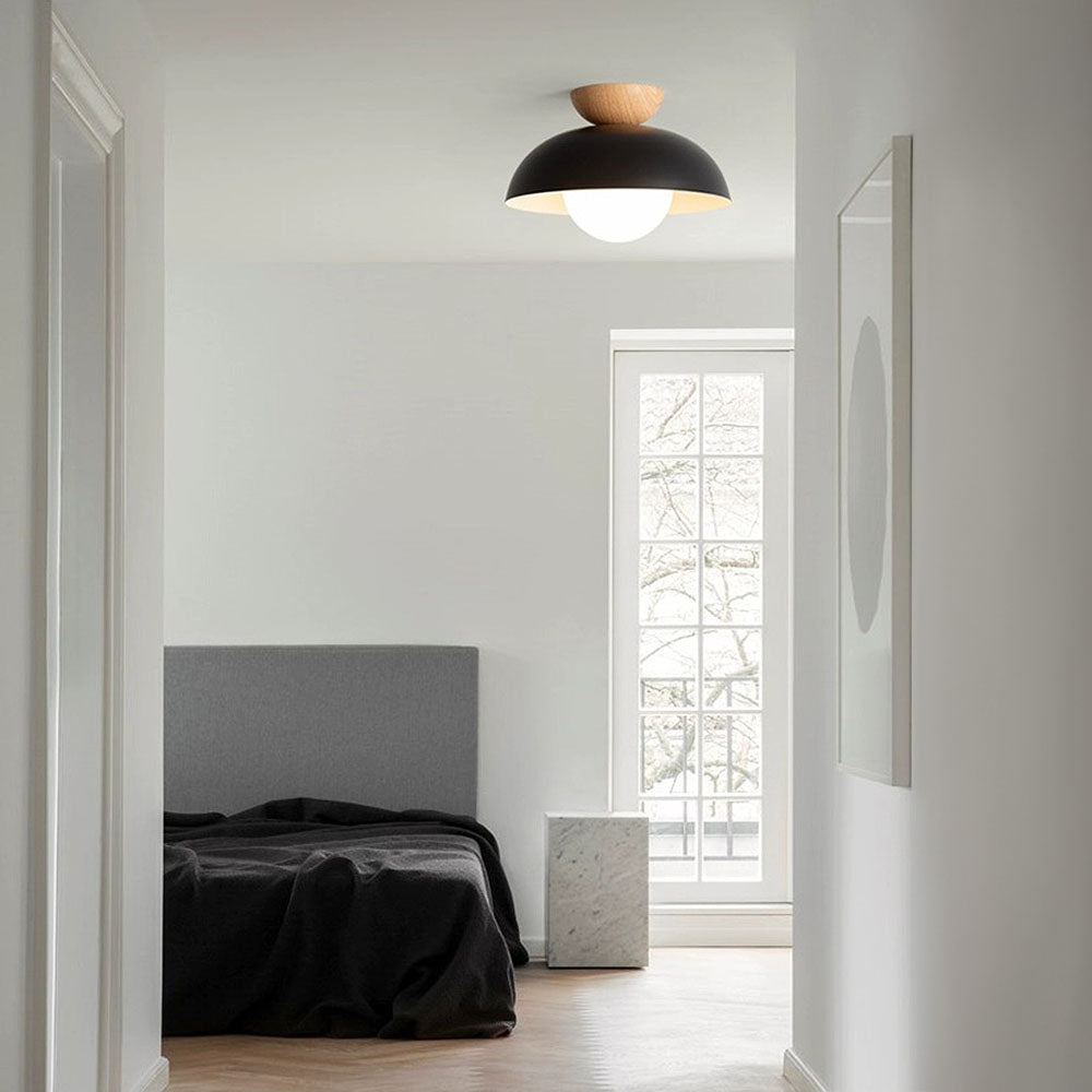 Moderne minimalistische semi-flush plafondlamp