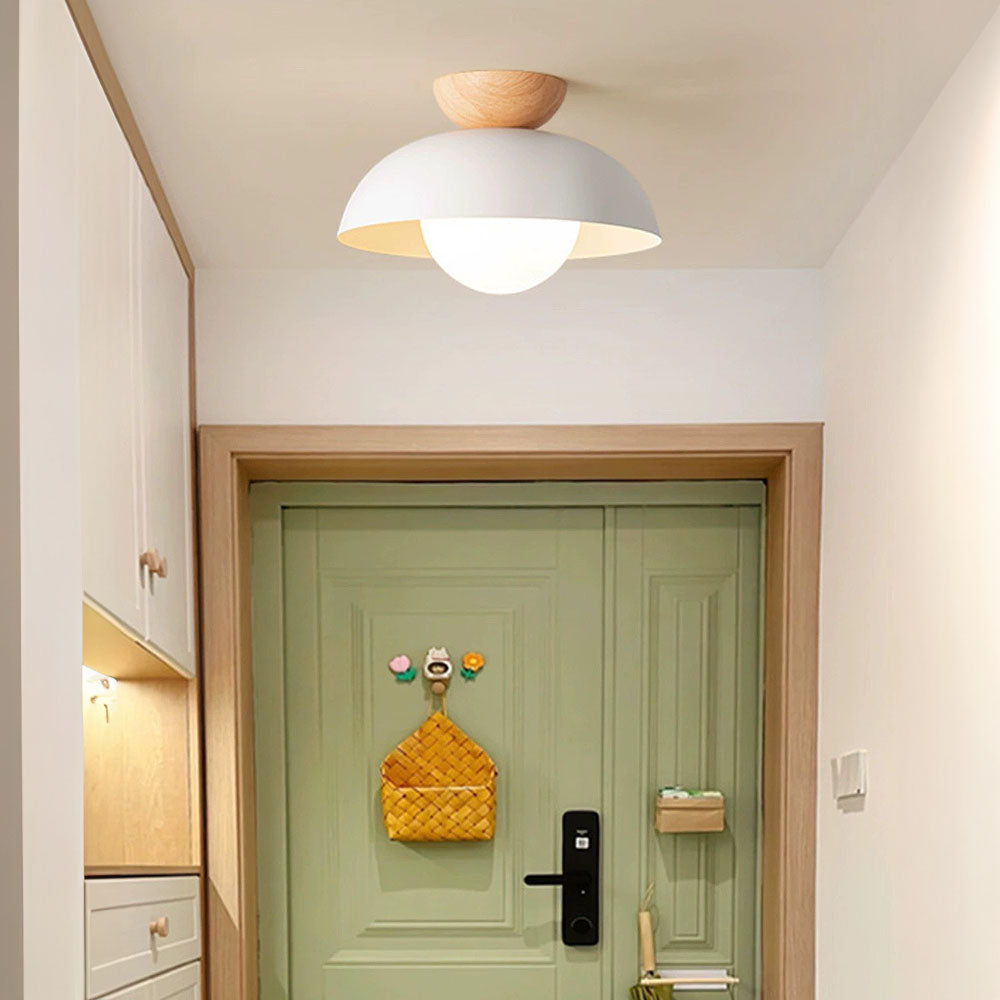 Moderne minimalistische semi-flush plafondlamp