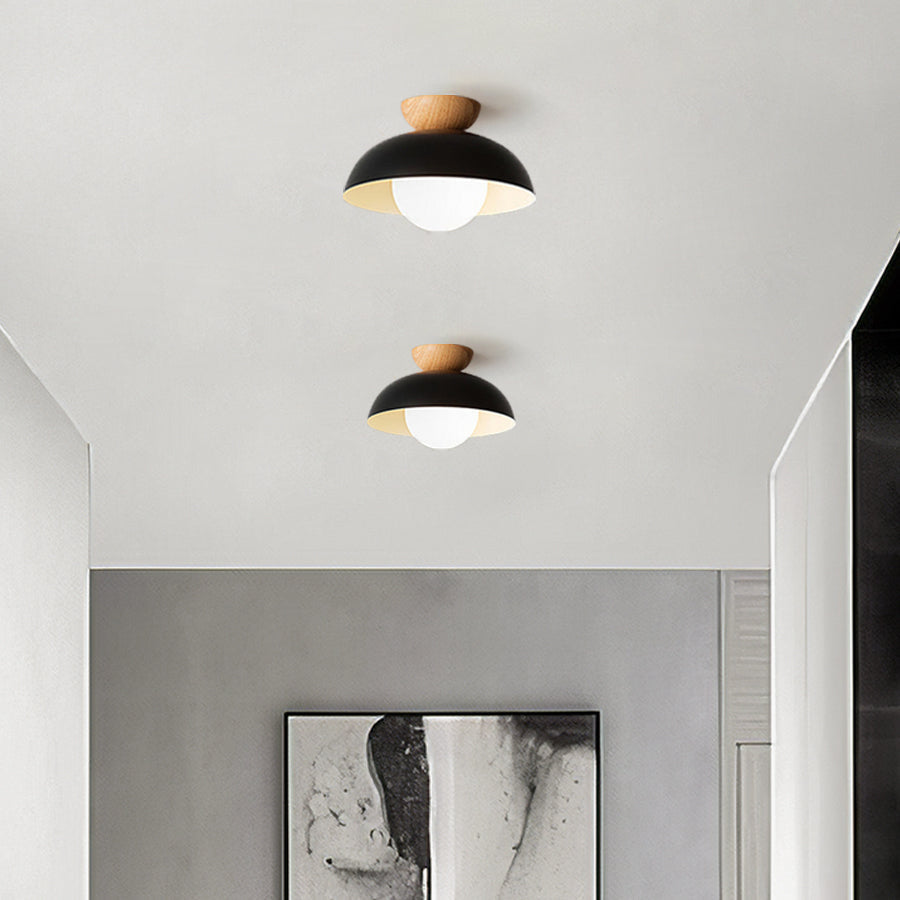 Moderne minimalistische semi-flush plafondlamp