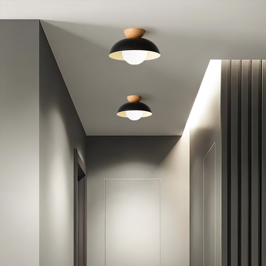Moderne minimalistische semi-flush plafondlamp