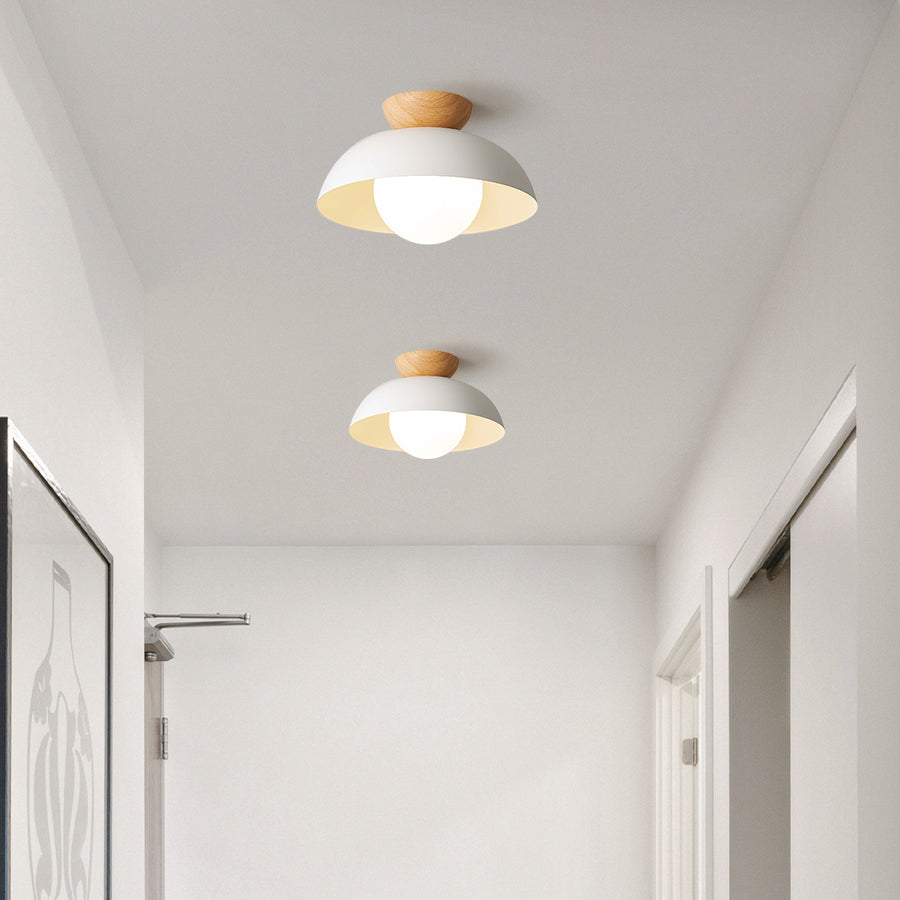 Moderne minimalistische semi-flush plafondlamp