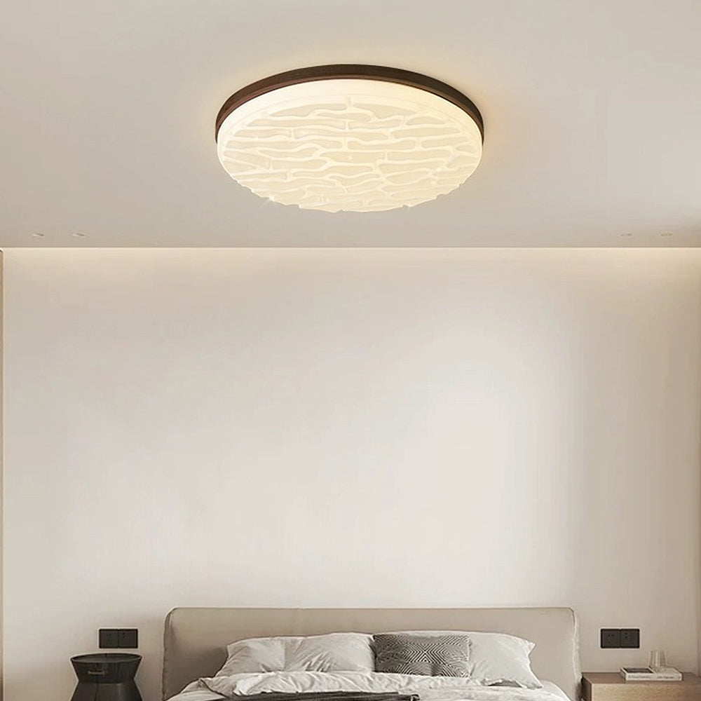 LumiWood Plafondlamp Hout en Acryl