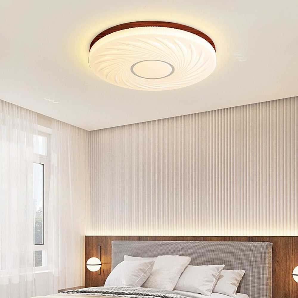 LumiWood Plafondlamp Hout en Acryl