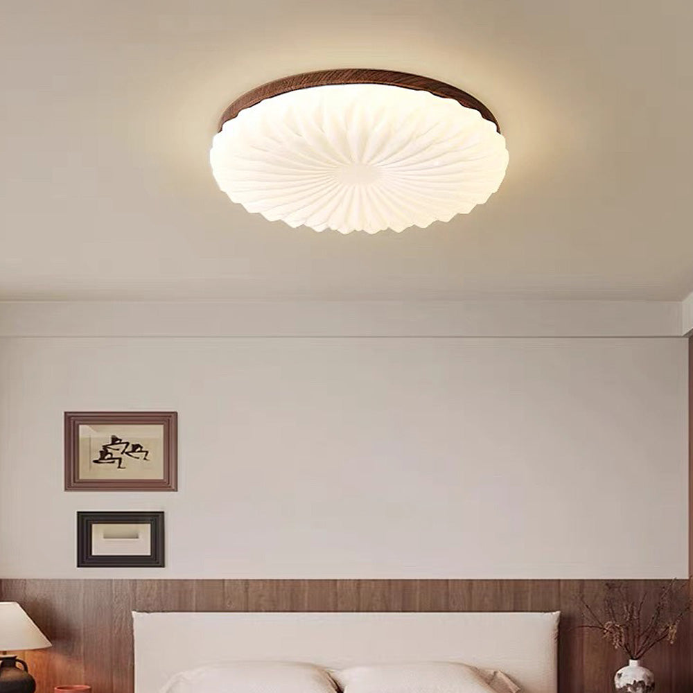 LumiWood Plafondlamp Hout en Acryl