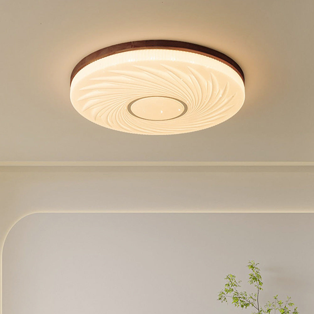 LumiWood Plafondlamp Hout en Acryl