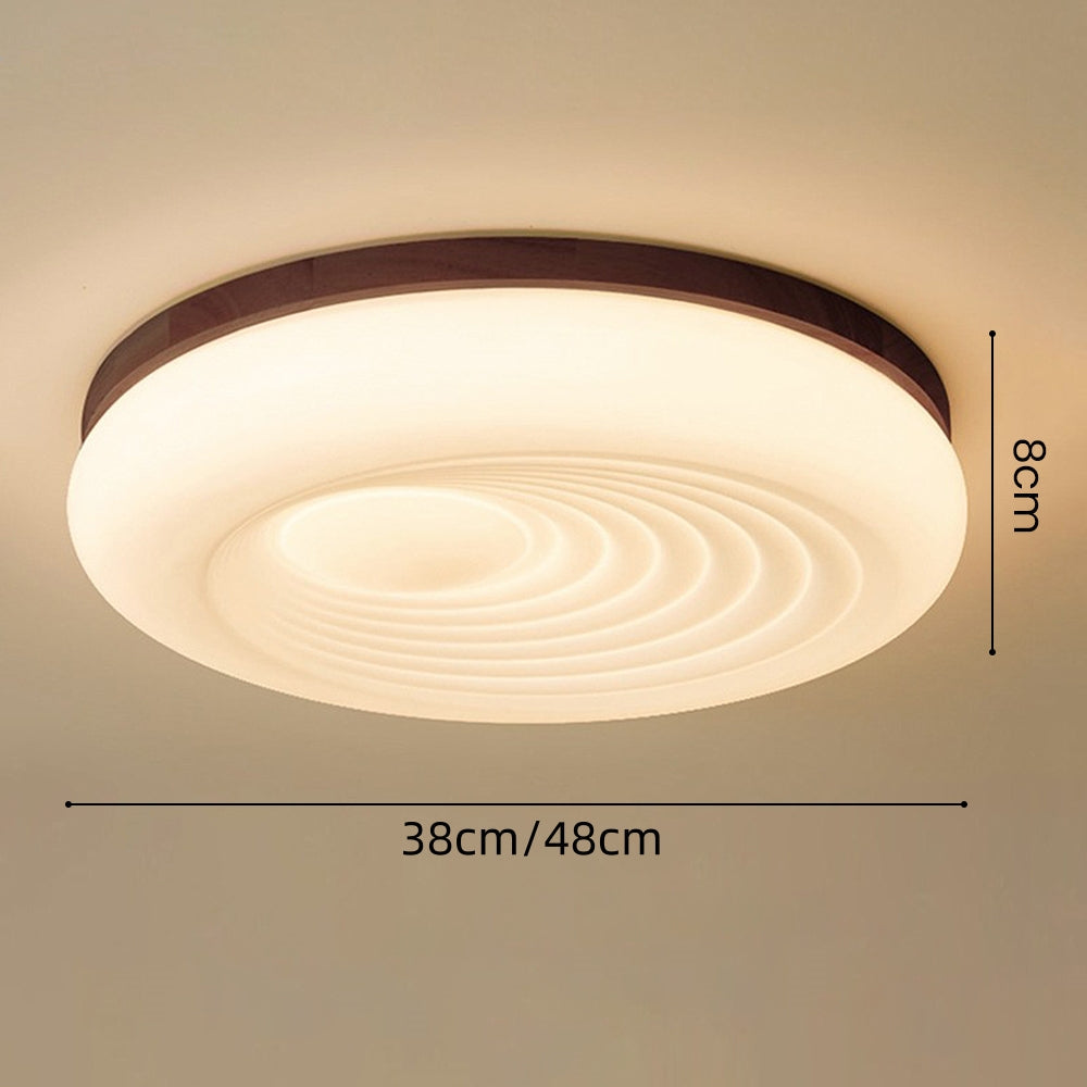 LumiWood Plafondlamp Hout en Acryl