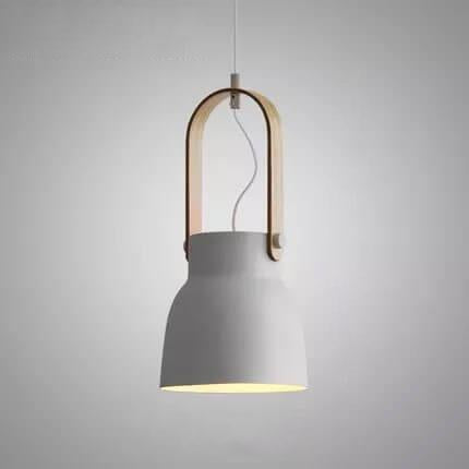 Kleurrijke Moderne Hanglamp Metaal En Hout