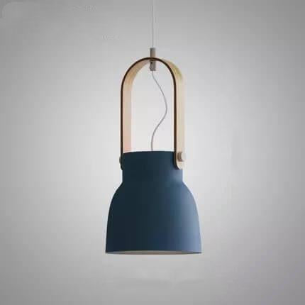 Kleurrijke Moderne Hanglamp Metaal En Hout