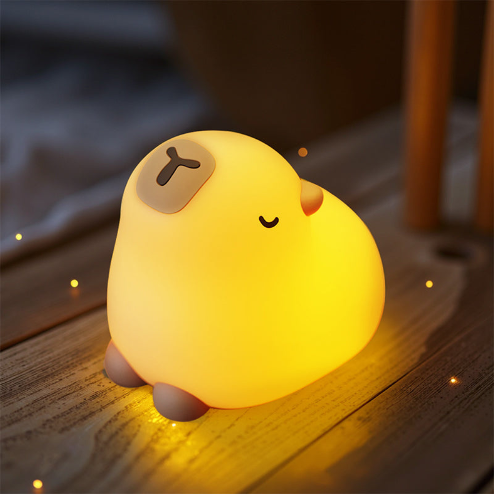 Lieve Capibara Siliconen Nachtlamp