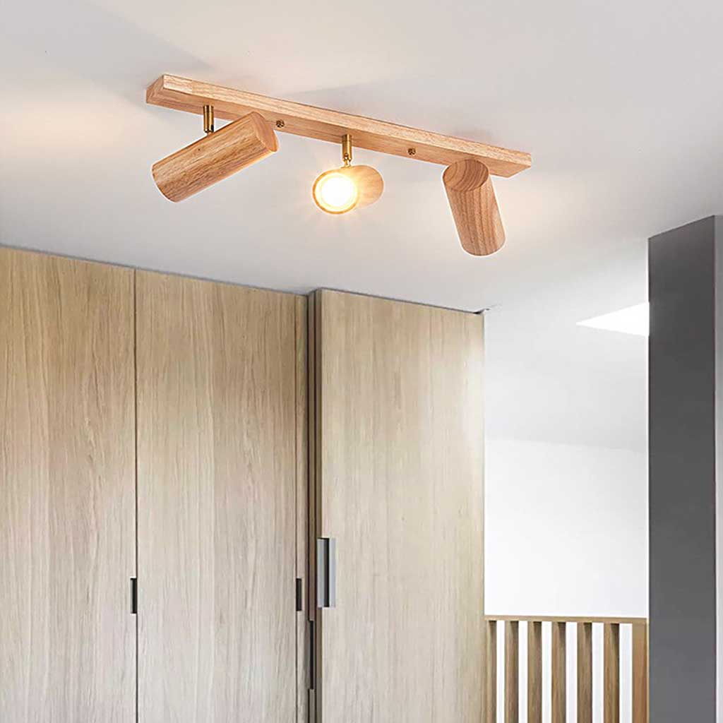 Scandinavische Houten Plafondlamp